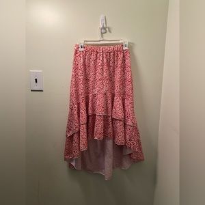 Long Dainty Floral Skirt